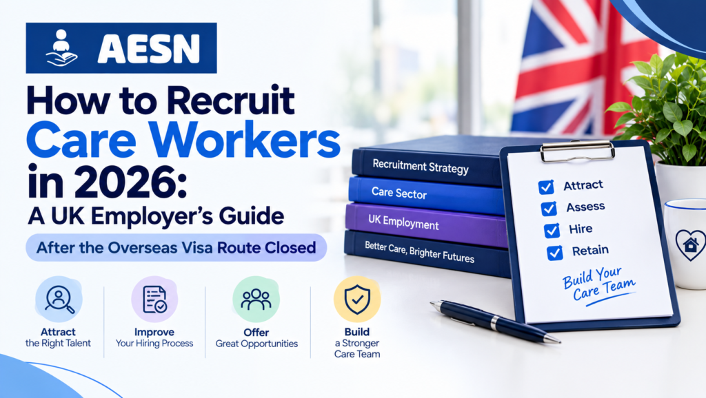 Care home manager onboarding a newly recruited care worker in the UK